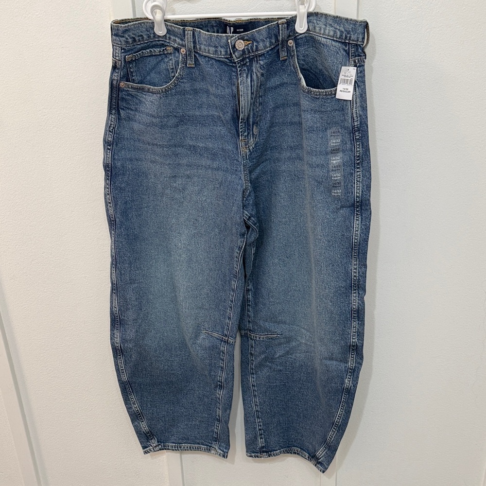 Women’s Barrel Indigo Blue Denim Jeans
